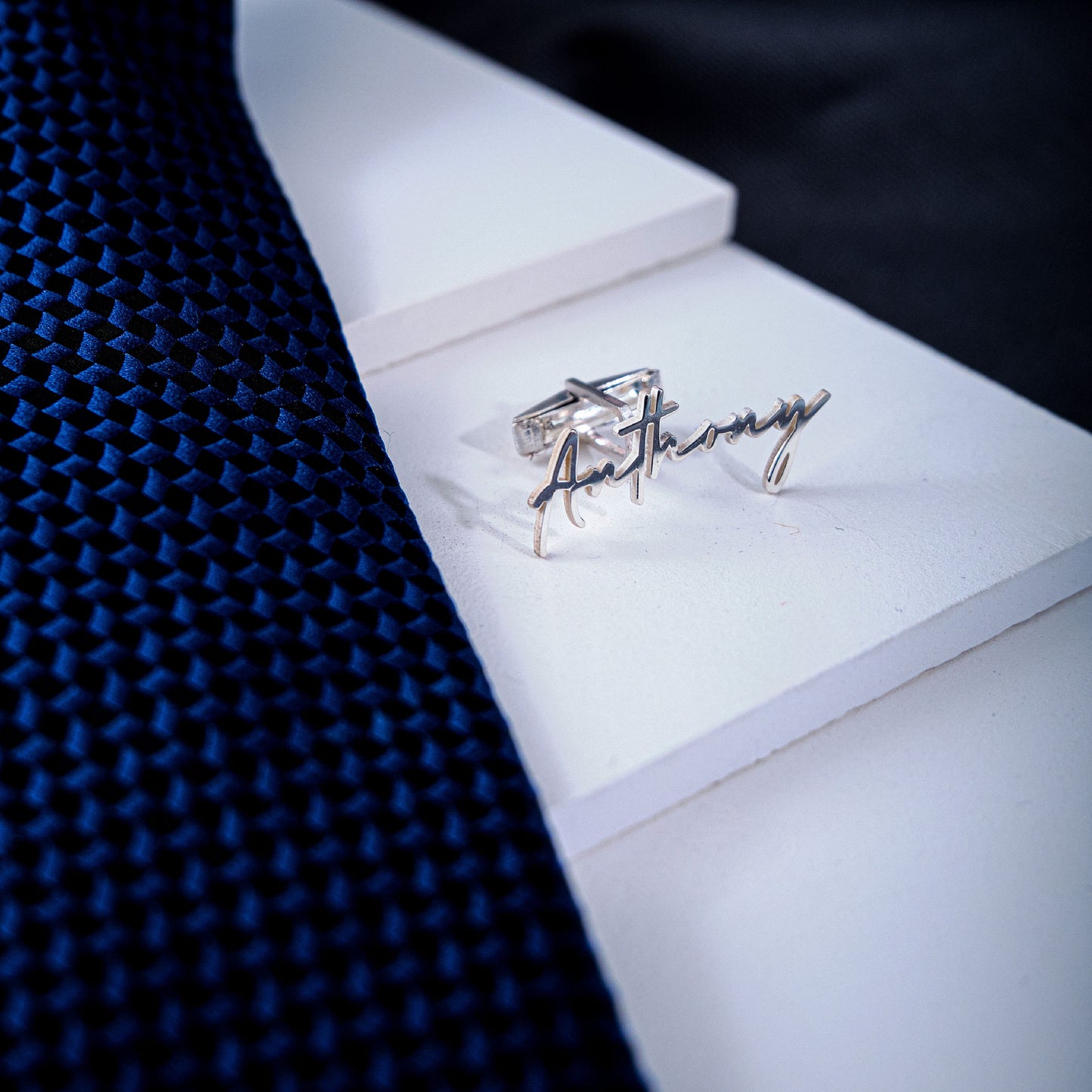 Name Letter Initial Cufflinks Custom Engraved Gift