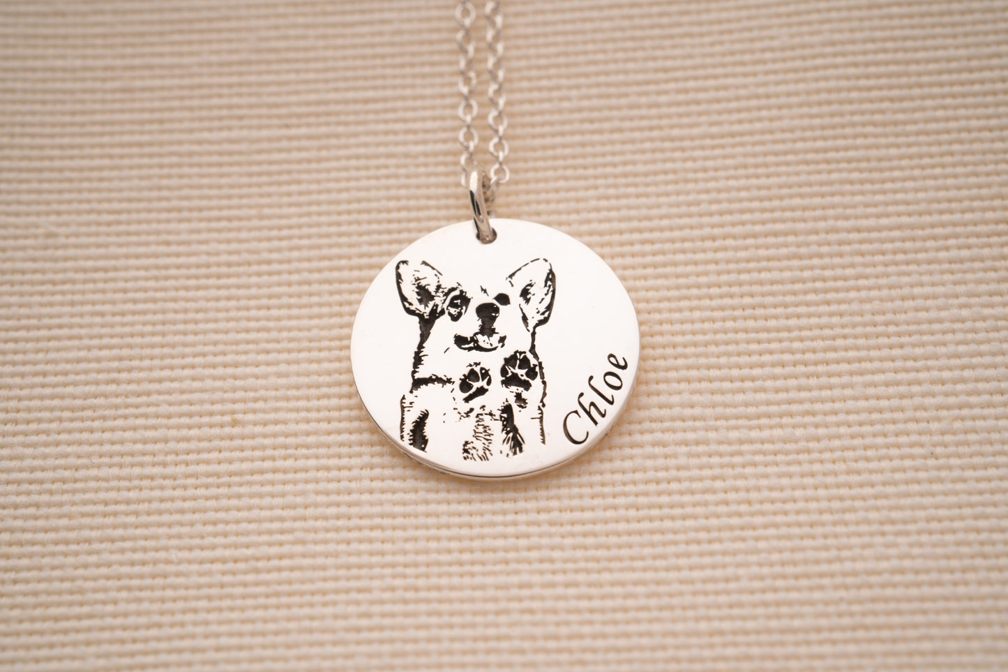 Personalized Gold Cat Necklace for Cat Mom