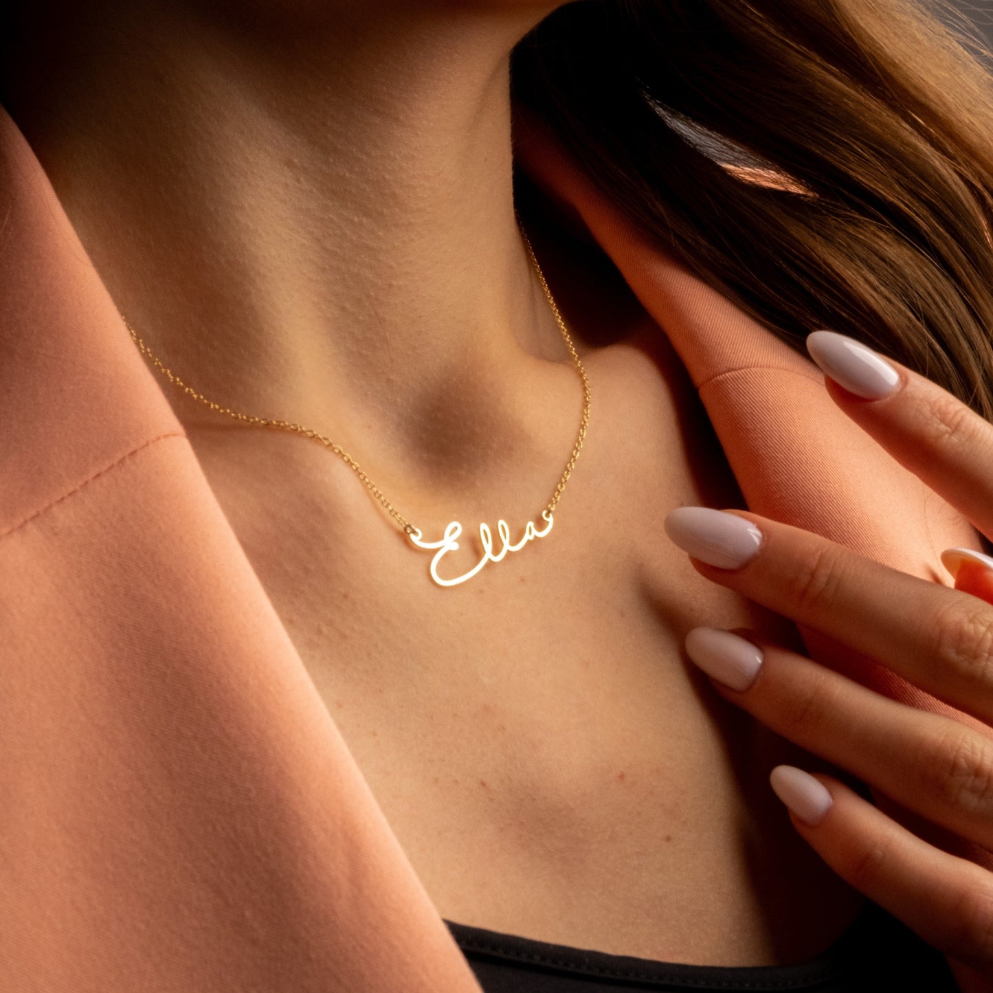 Personalized Mini Baby Name Necklace