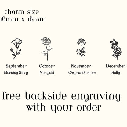 Birth Flower Jewelry