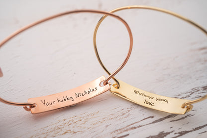 Personalized Handwriting Memorial Bracelet