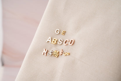 Delicate Gold Initial Earrings and Alphabet Letter Studs
