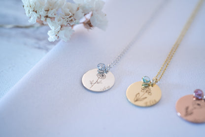 Birth Flower Jewelry