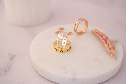 Roman Numeral Ring