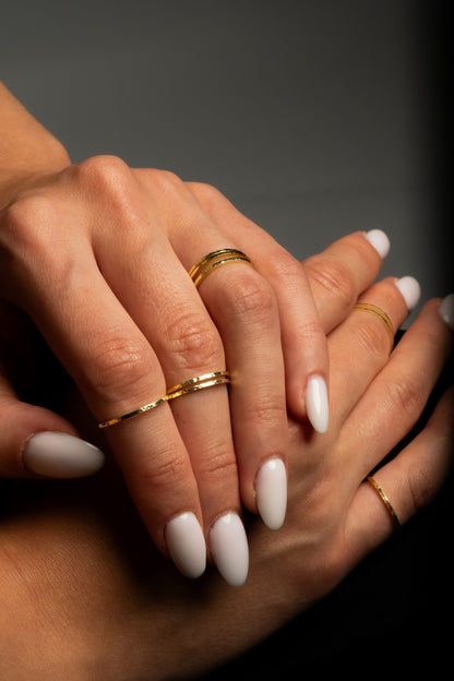 Thin Gold Filled Midi Ring