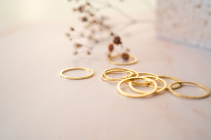 Thin Gold Filled Midi Ring