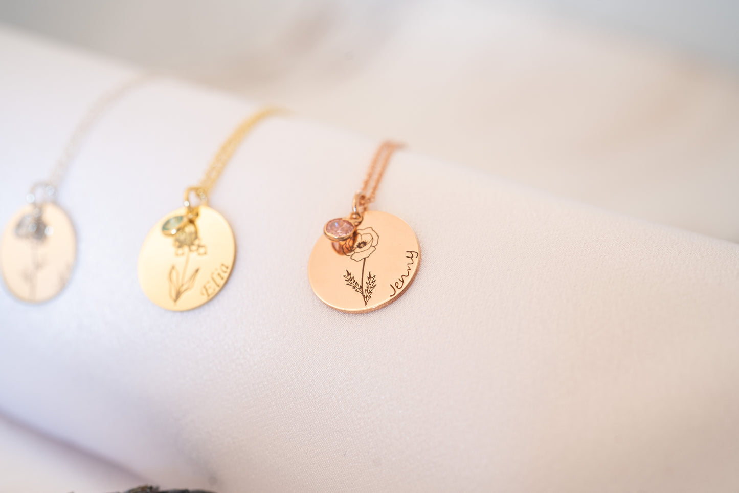 Birth Flower Jewelry