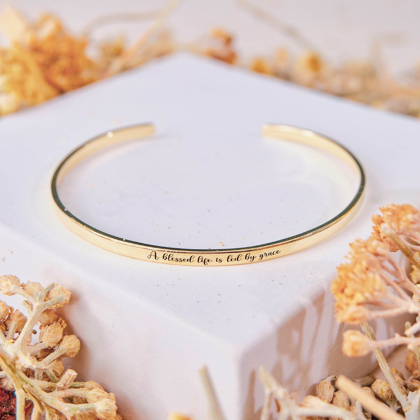 Custom Gold Friendship Bracelet Engraved Personalized Name