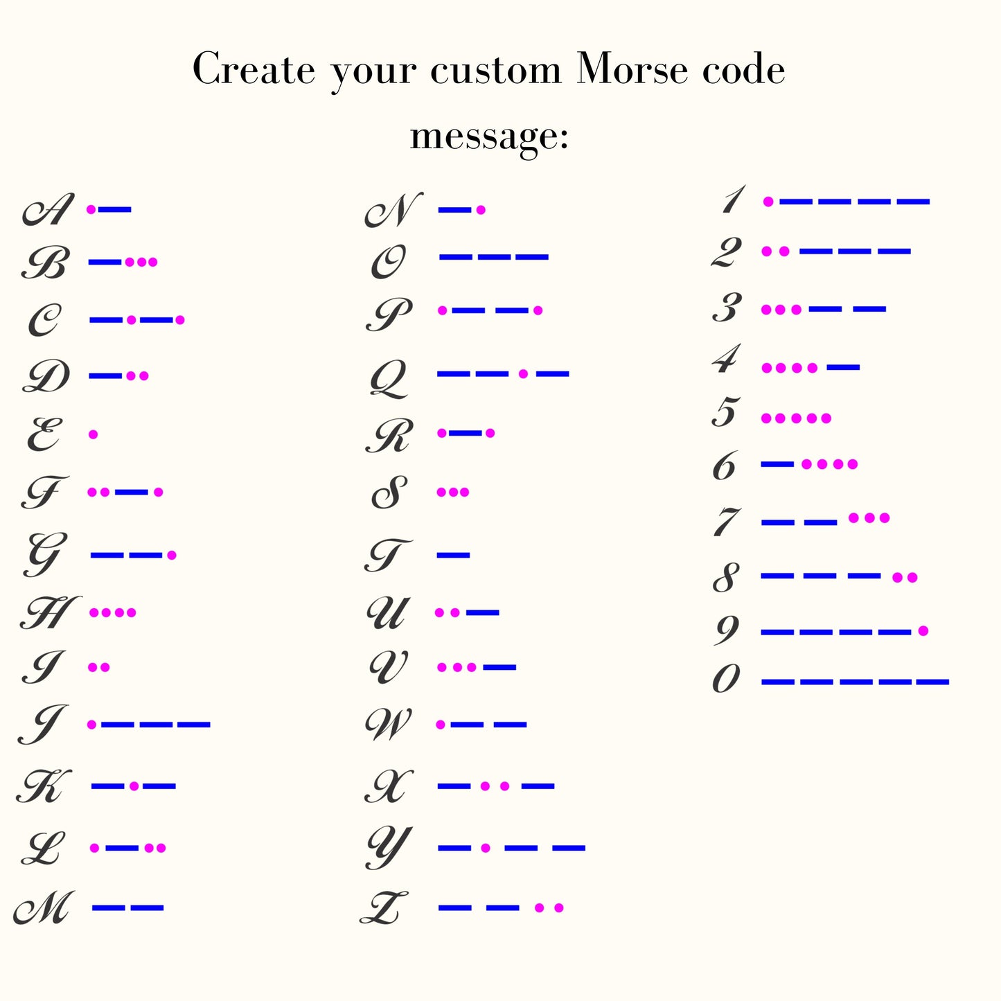 Morse Code Bracelet