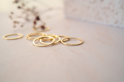 Thin Gold Filled Midi Ring