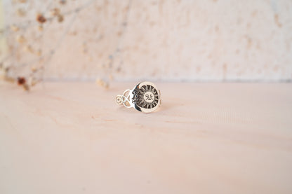 Sun and Moon Triquetra Celestial Ring