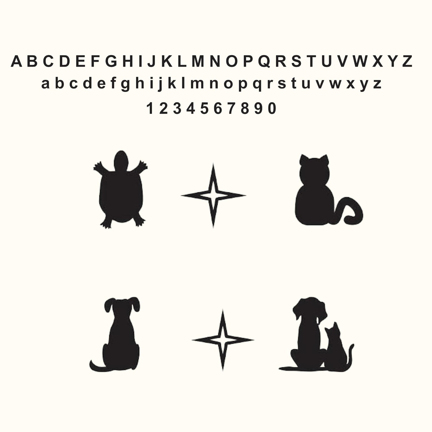 Cat Dog All Animals Pet Ring and Initial