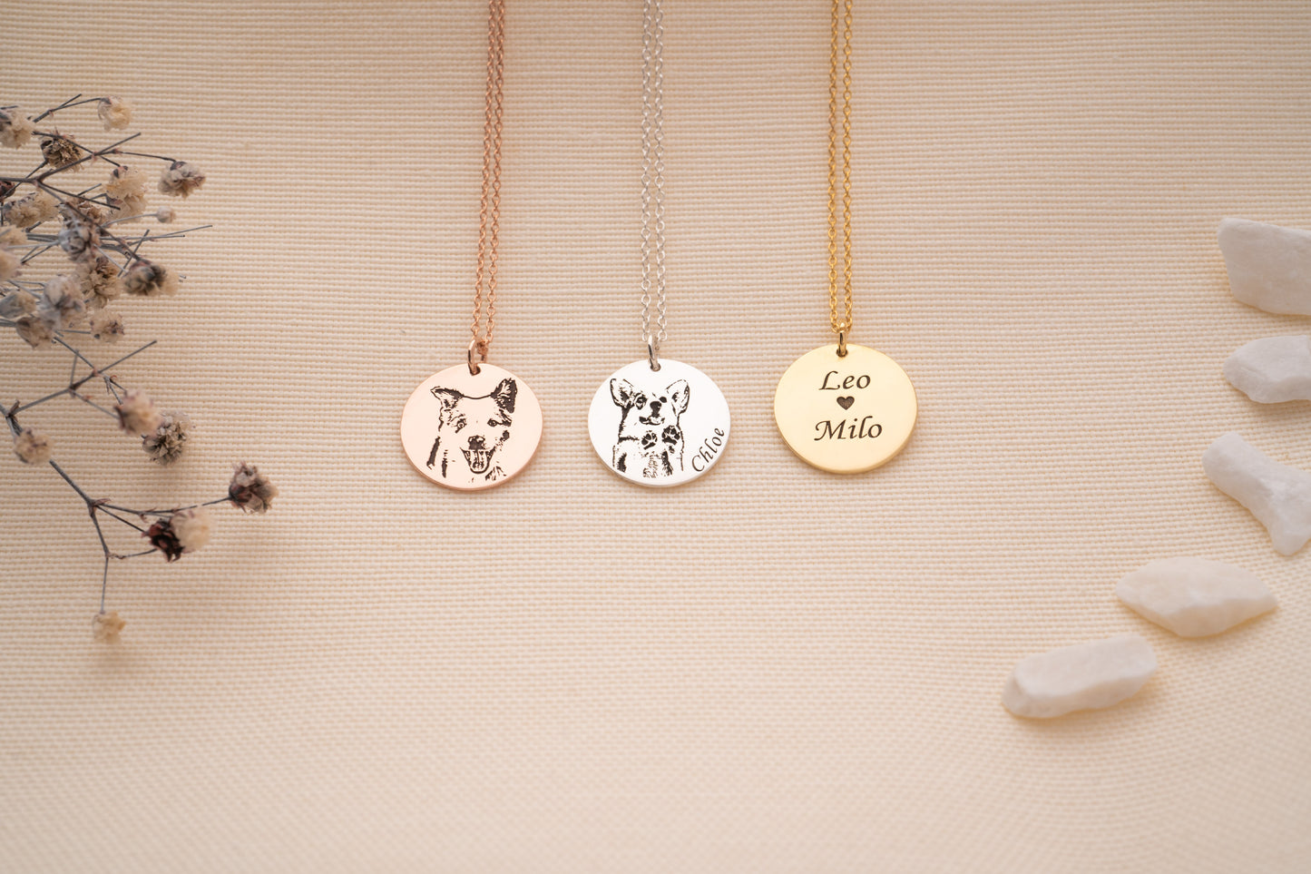 Personalized Gold Cat Necklace for Cat Mom