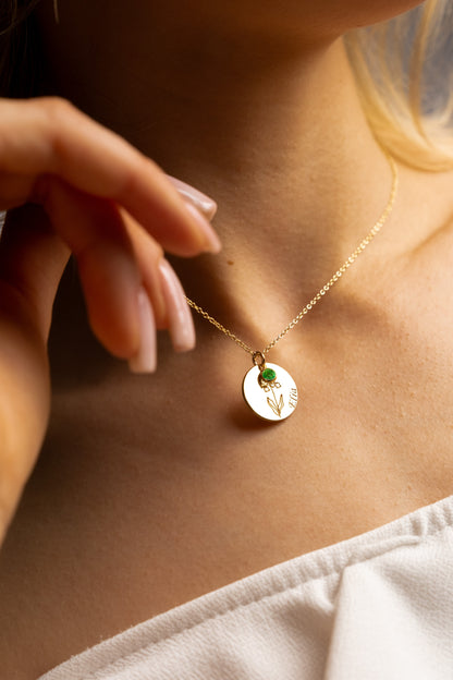 Birth Flower Jewelry