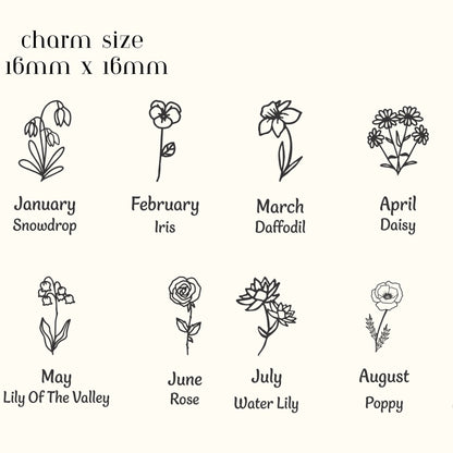 Birth Flower Jewelry