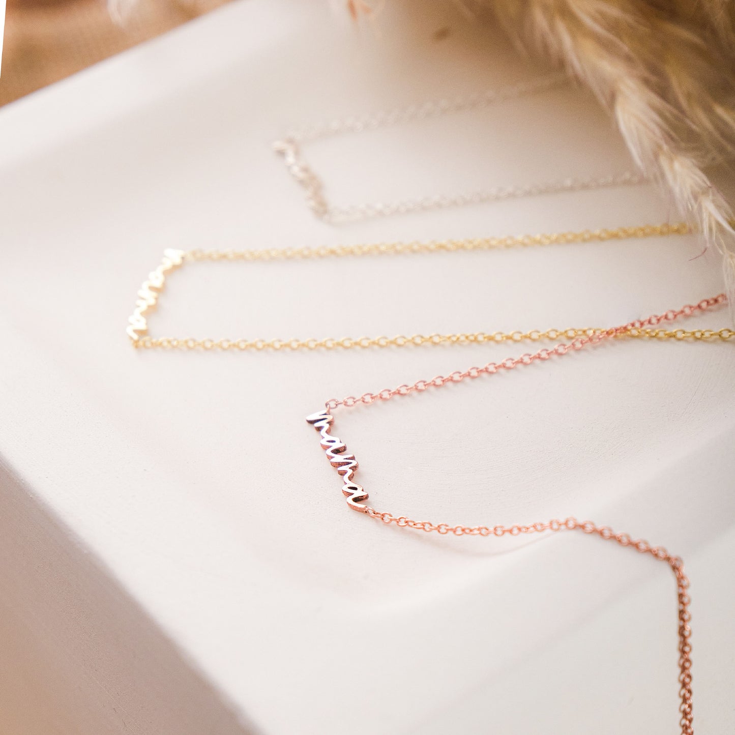 Mama Necklace Personalized Unique Gifts for Mom Her
