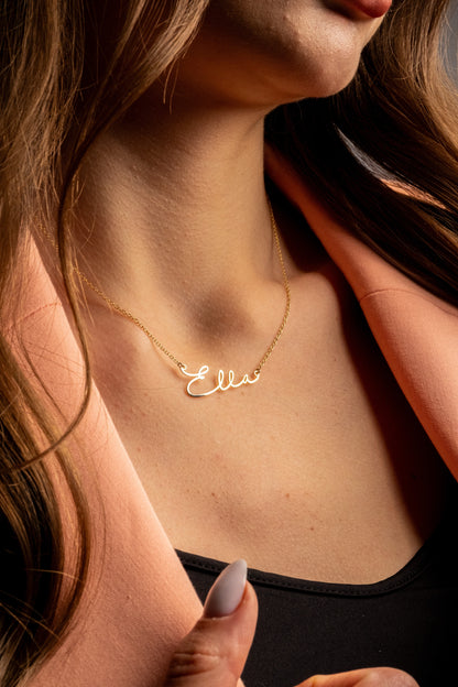 Personalized Mini Baby Name Necklace