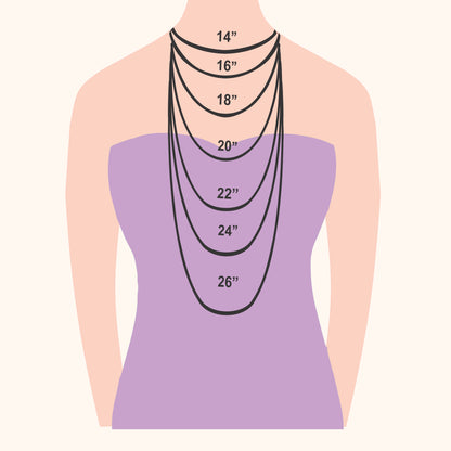 Thin 14k Gold Box Chain Necklace Waterproof