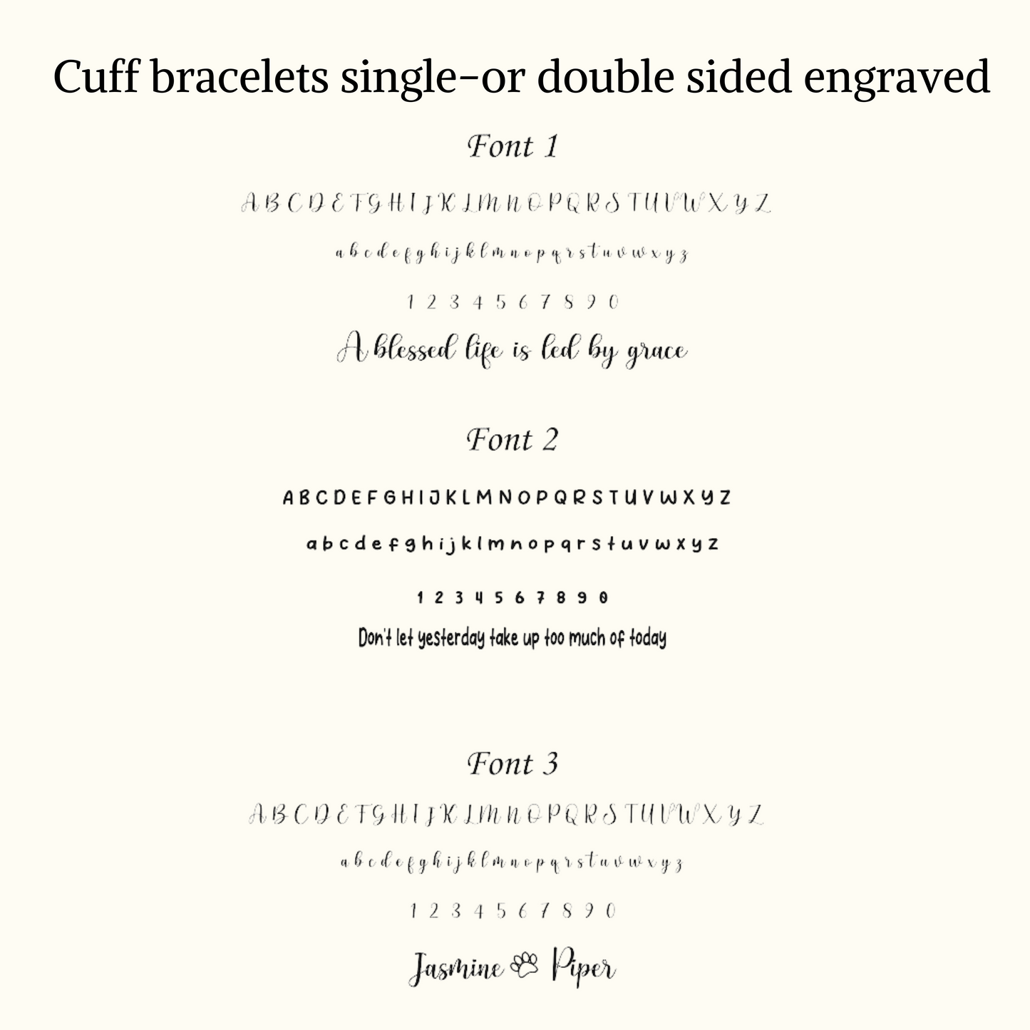 Custom Gold Friendship Bracelet Engraved Personalized Name