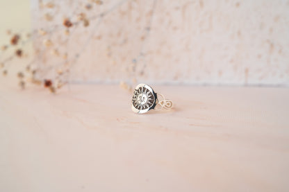 Sun and Moon Triquetra Celestial Ring