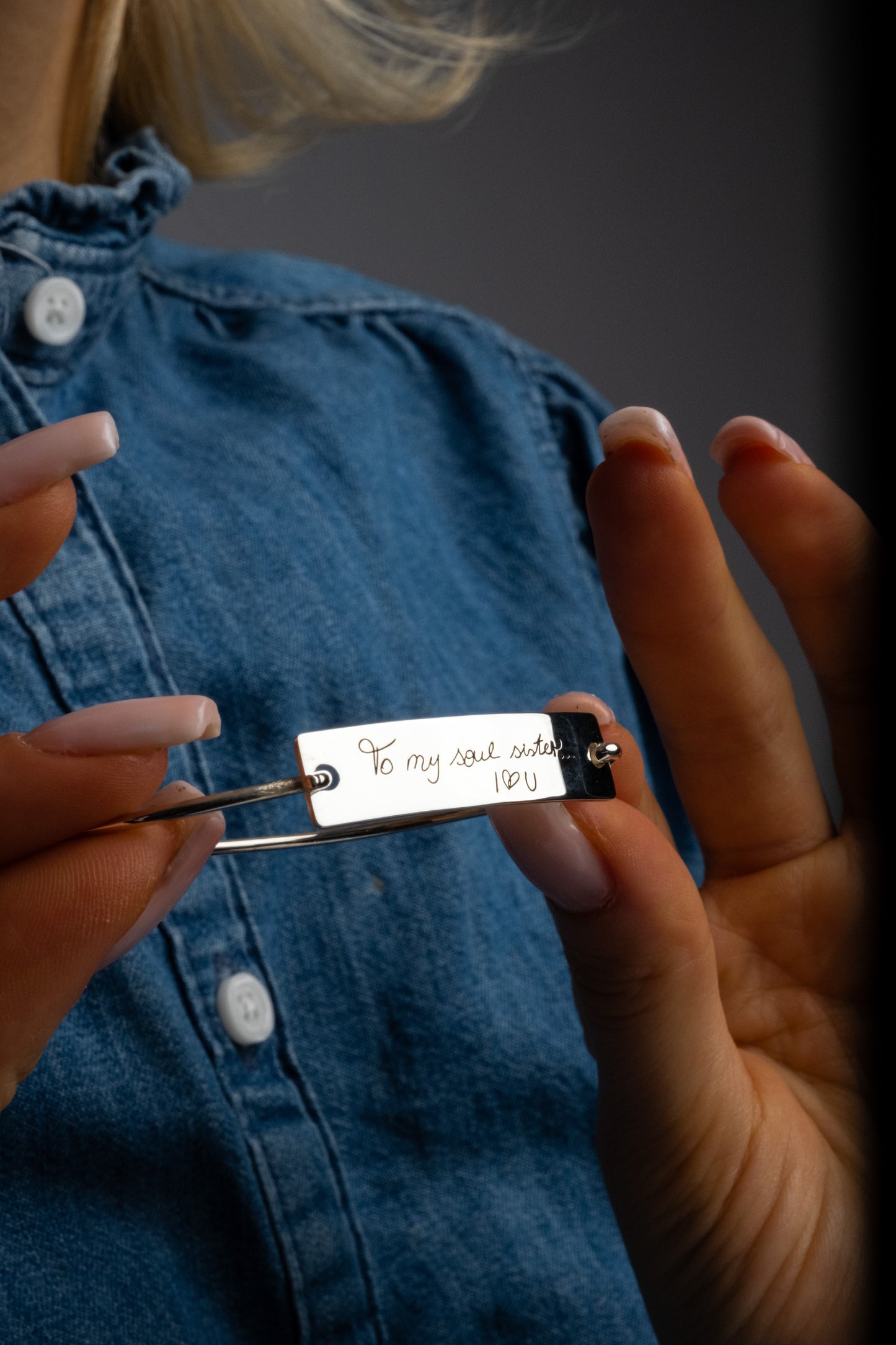 Personalized Handwriting Memorial Bracelet