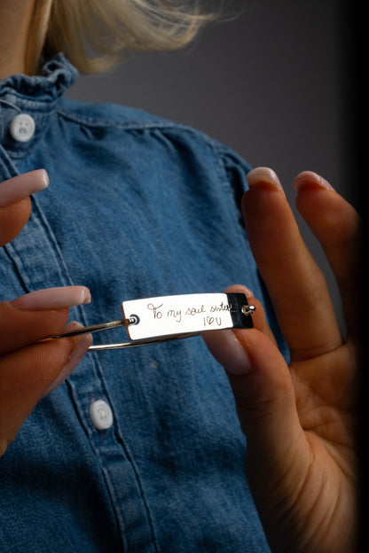 Personalized Handwriting Memorial Bracelet