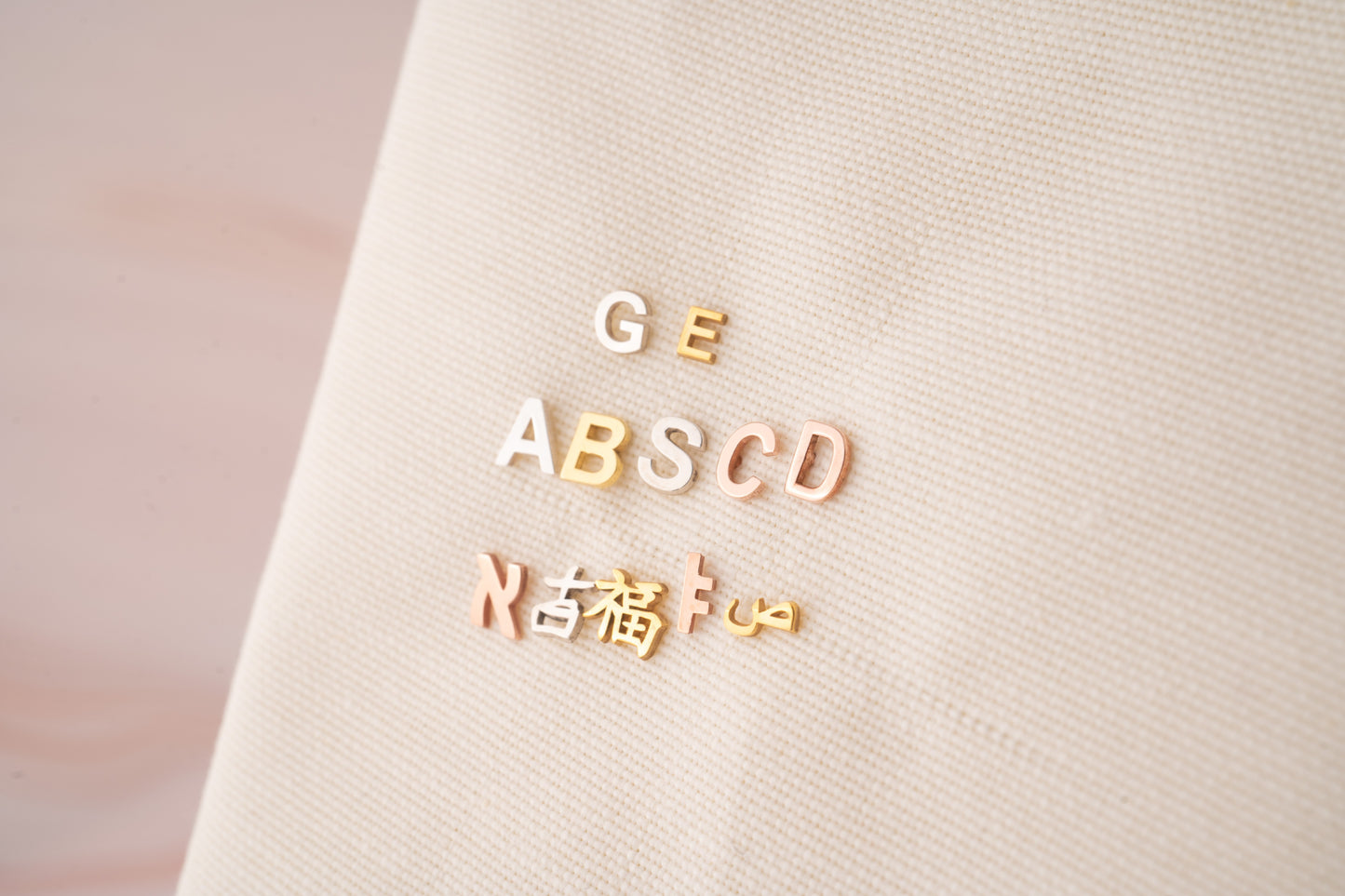 Delicate Gold Initial Earrings and Alphabet Letter Studs