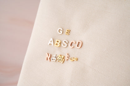 Delicate Gold Initial Earrings and Alphabet Letter Studs
