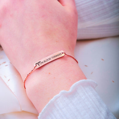 Medical ID Alert Autism Acceptance Bracelet