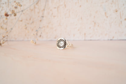 Sun and Moon Triquetra Celestial Ring