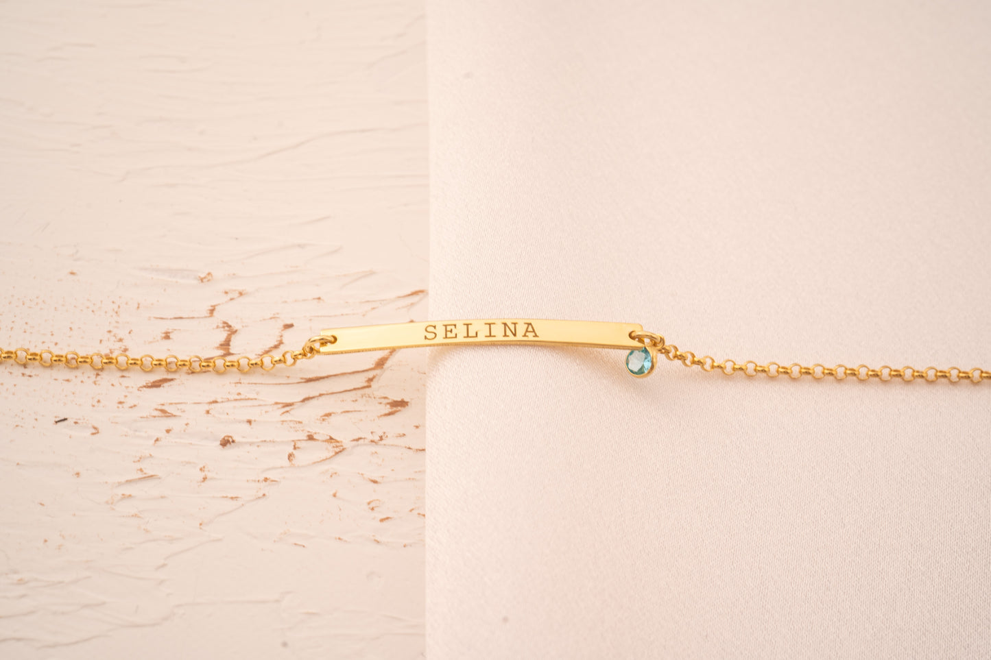 Personalized Birthstone and Coordinate Bracelet for Sisters