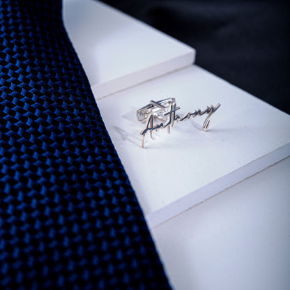 Name Letter Initial Cufflinks Custom Engraved Gift