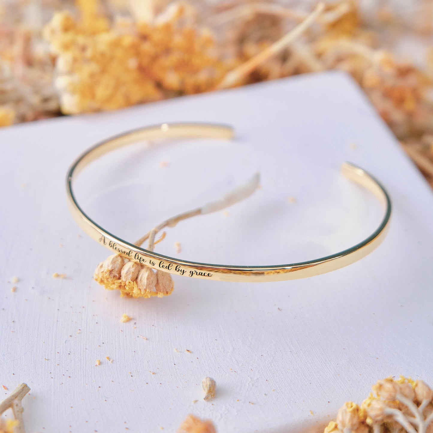 Custom Gold Friendship Bracelet Engraved Personalized Name
