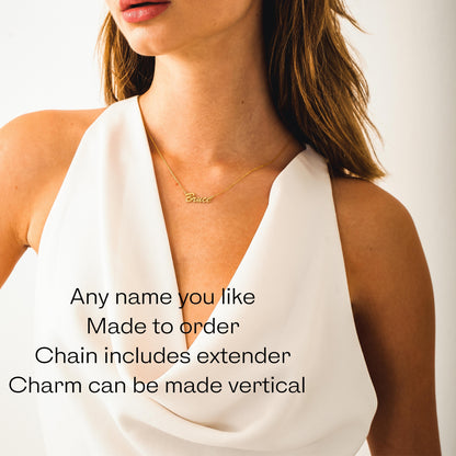 14k Gold Filled Custom Name Necklace
