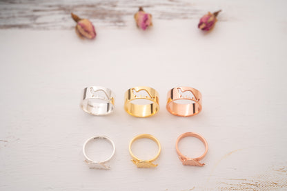 Gold Filled Promise Ring Set