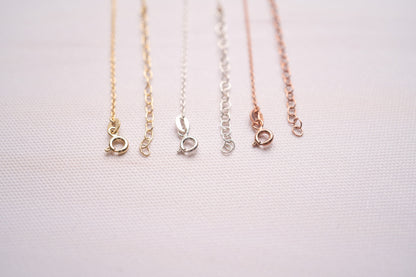 14k Gold Sideways Initial Necklace with Two Letters