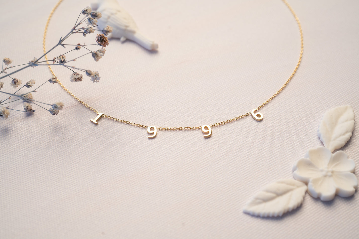 Personalized Gold Letter Initial Necklace for Mom
