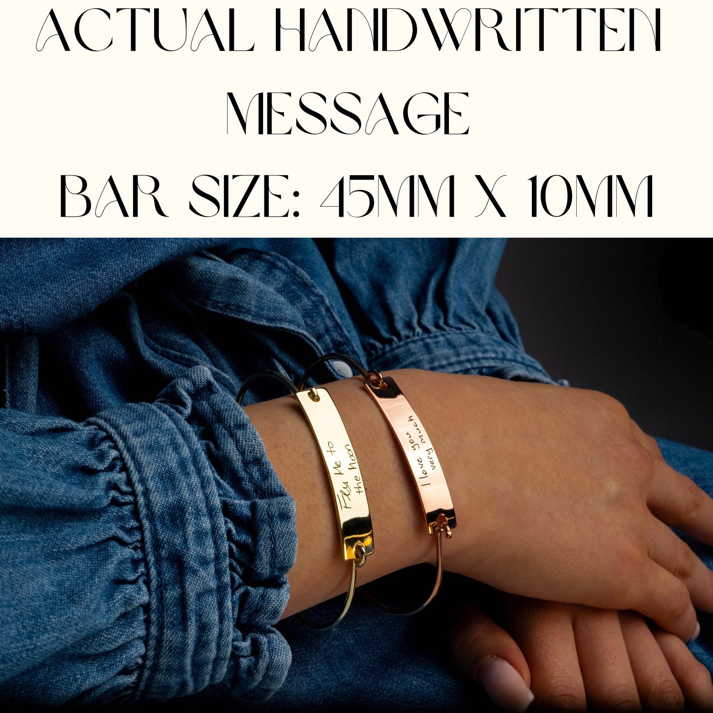 Personalized Handwriting Memorial Bracelet