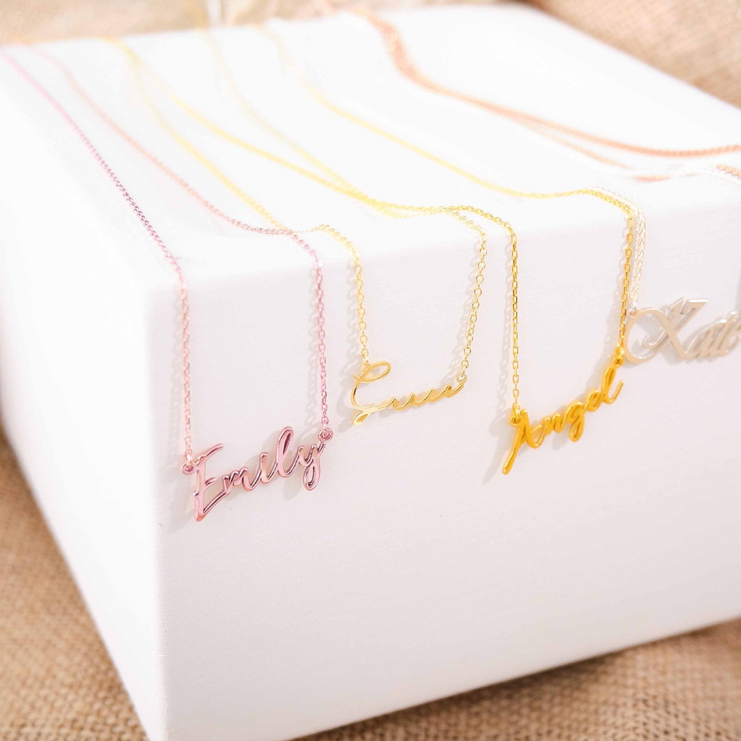 14k Gold Filled Custom Name Necklace