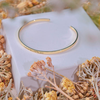 Custom Gold Friendship Bracelet Engraved Personalized Name