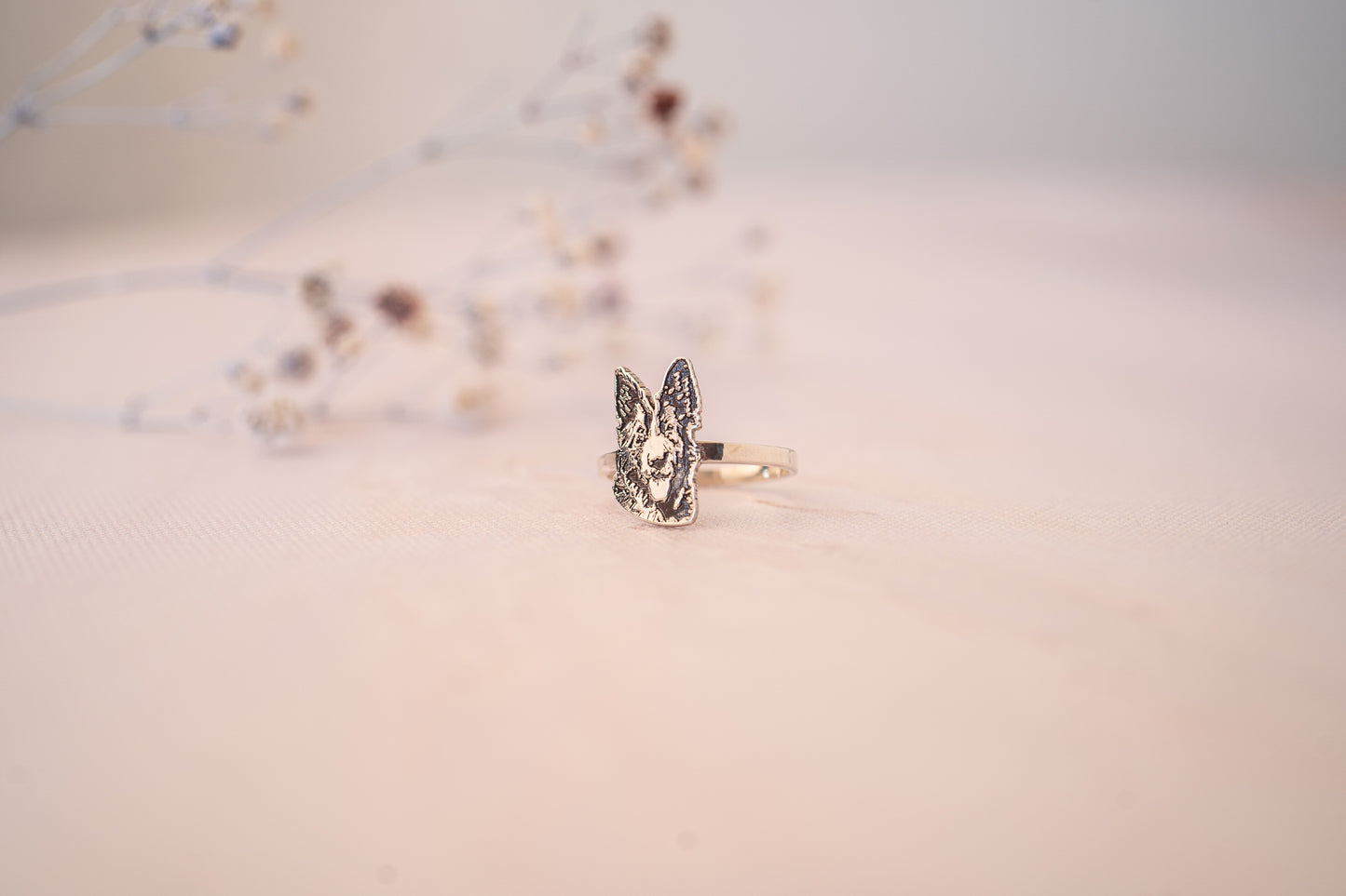 Personalized Pet Ring Portrait for Cat