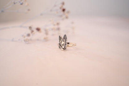 Personalized Pet Ring Portrait for Cat