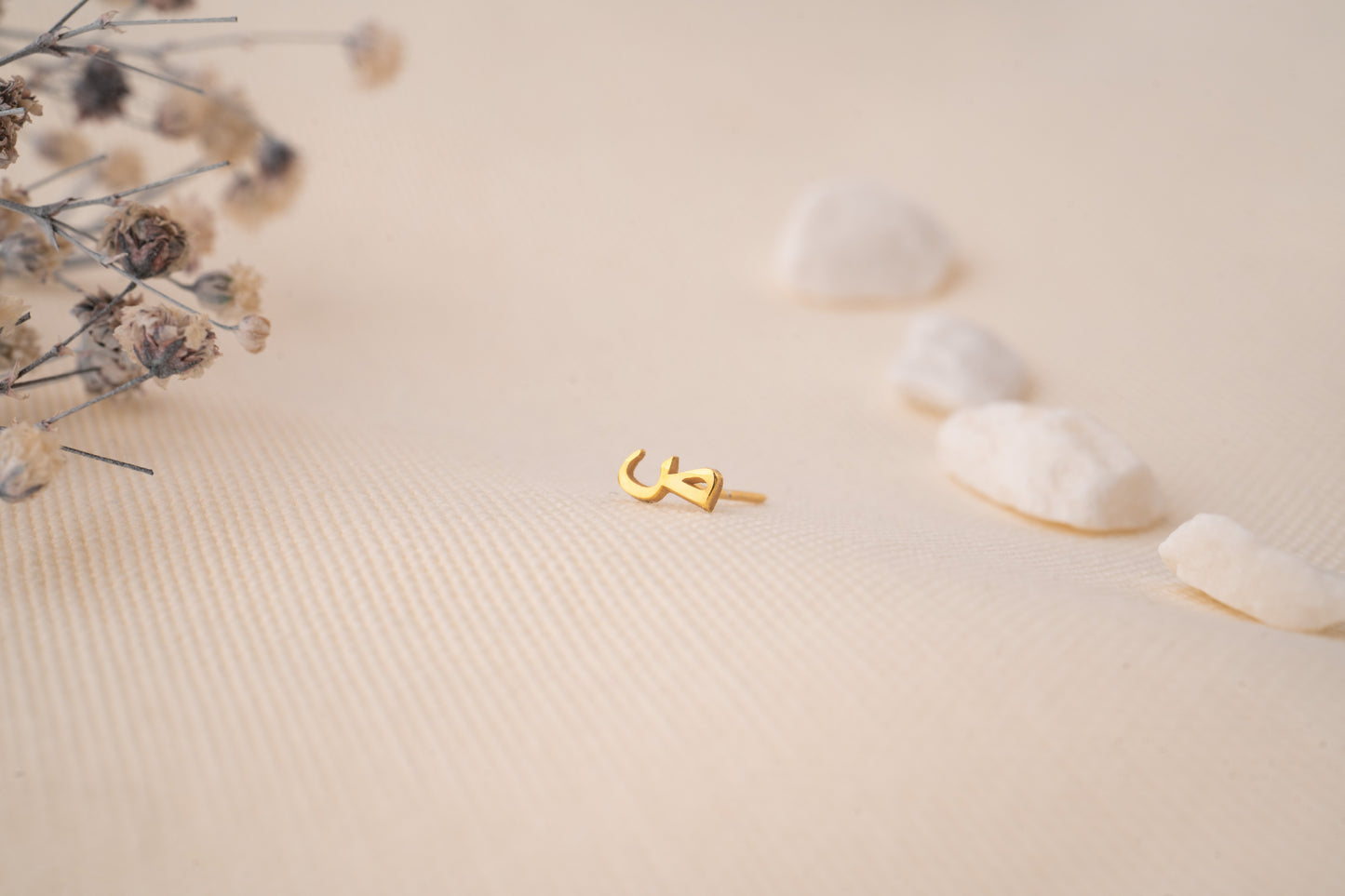 Delicate Gold Initial Earrings and Alphabet Letter Studs