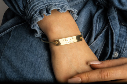 Personalized Handwriting Memorial Bracelet