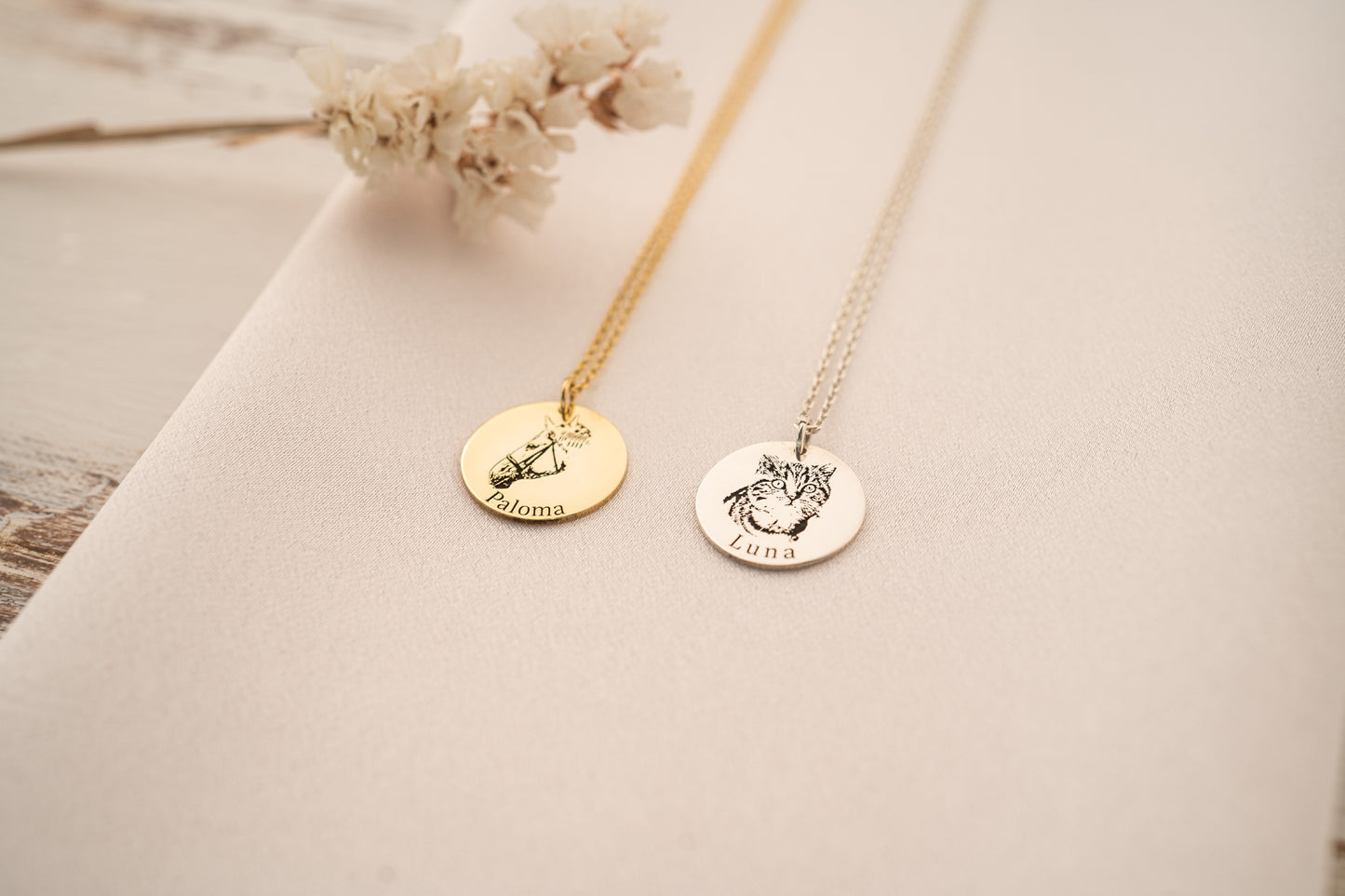 Custom Pet Necklace and Cremation Jewelry