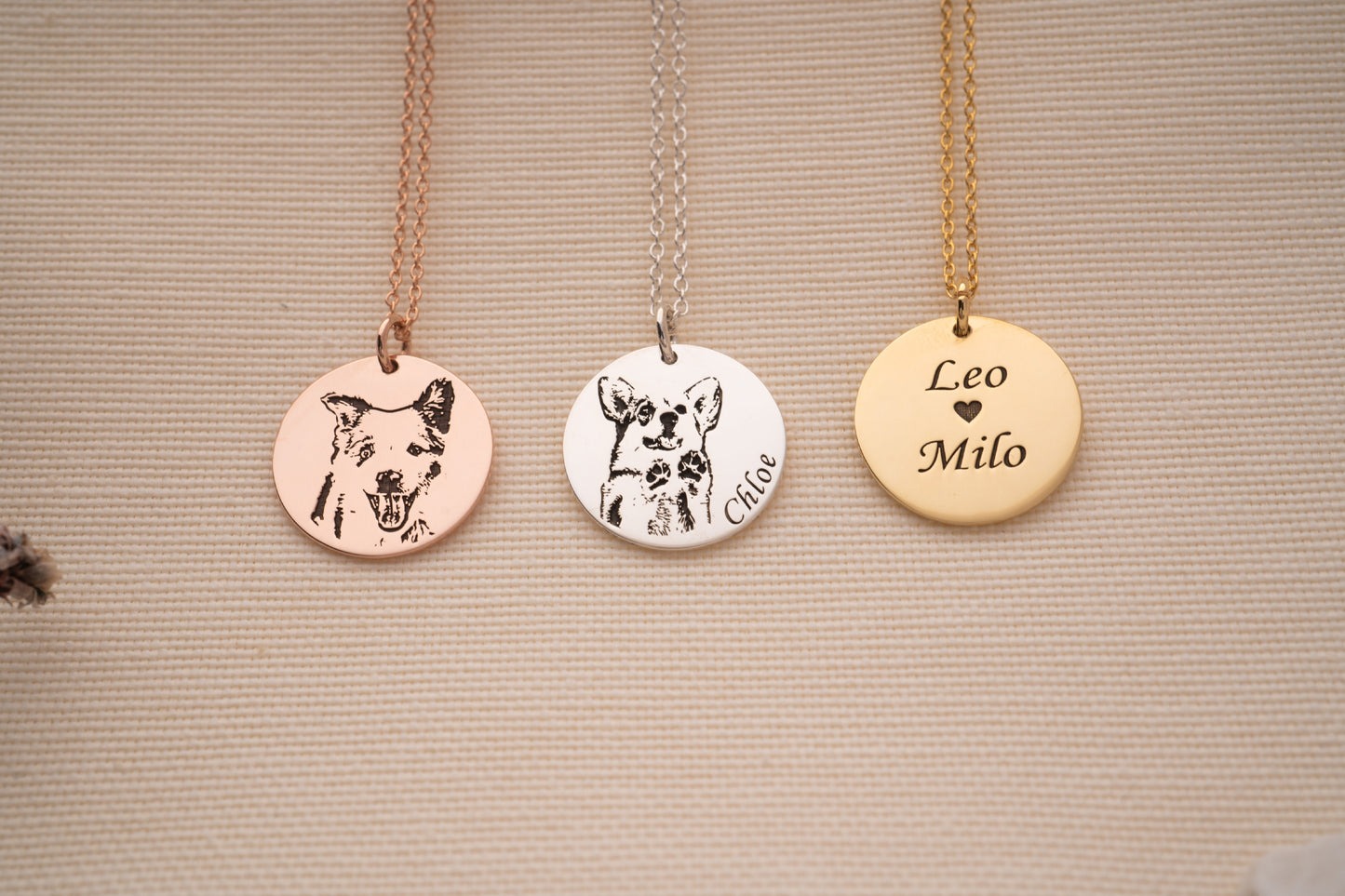 Personalized Gold Cat Necklace for Cat Mom